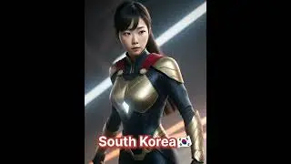 Asking ai to create superhero from each country (part 13) (female version) #ai #superhero