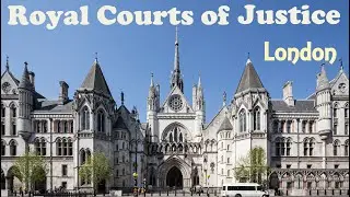 Royal Courts of Justice, 13th Century Gothic forms with Victorian innovation. #London #RoyalCourts