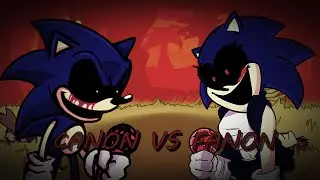 FNF Vs Sonic.exe Cover Too Slow But Sonic.exe Vs Fanon Sonic.exe