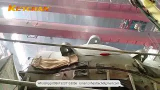 Preheating and post-weld heat treatment of large steel castings