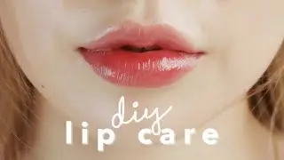 DIY LIP MASK & LIP SCRUB for kissable lips💋(Fun thing to do during quarantine!) 립마스크 & 립스크럽 만들기