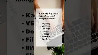 tools AI untuk edit video#toolsaiuntukeditvideo#ai#kecerdasanbuatan