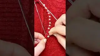 How to sew beads on clothes to make them look more attractive