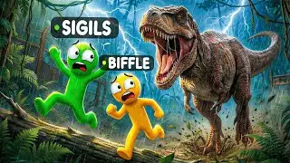 Feeding BIFFLE to DINOS in Deathgrounds