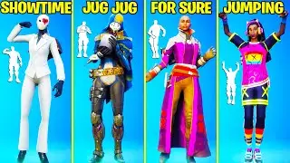 These Legendary Fortnite Dances Have Voices! (Jug Band, Jiggle For Sure, Showtime, Jumping Around)