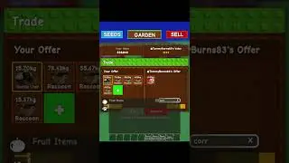 The Craziest Rainbow Corrupted Kitsune Trade In Grow A Garden 🤪 #roblox #growagarden