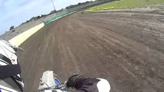 First time on sidecar at Gillman Speedway S.A