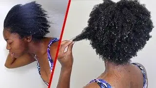 Detangle 4C Natural Hair in 5 MINUTES !!