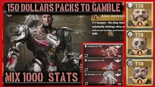 Mythic rally lead reaches MIX 1000% stats! Pack GAMBLE on gear+jewels! Mecha domination rampage 