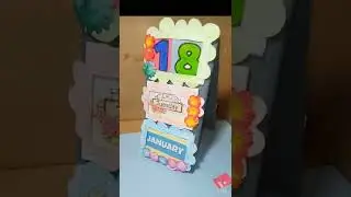 DIY calender with sticky notes /Diary  #diy #art #craft #handmade #youtube