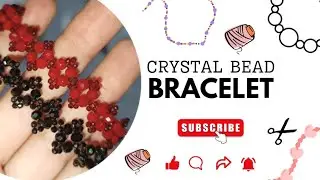 Crystal bead bracelet by ramcy_creation_1107 #beadbracelet #bracelet #ramcycreation #crystalbracelet