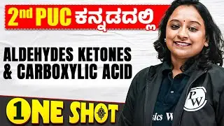 Aldehydes Ketones and Carboxylic acid in One Shot | Chemistry | 2nd PUC in Kannada