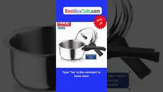 ✅Vinod Platinum Triply Stainless Steel Pressure Cooker