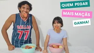 QUEM PEGAR MAIS MAÇÃS GANHA!