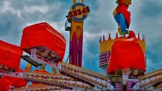 Saltamontes Silva de día Fiestas de Getafe (Madrid) 2016-R&Mferias. Atracciones de feria.