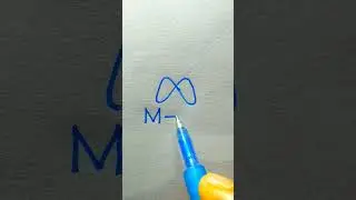 Meta logo drawing #art #drawing #artwork #easydrawing #meta #artwork #shortvideo