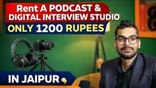 Podcast & Digital Interview Studio Only ₹1200 in Jaipur | Ground Report | #jaipur #podcast #studio 