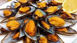Cómo hacer Mejillones al vapor. En 5 minutos listos!!...💥 Riquísimo 😋