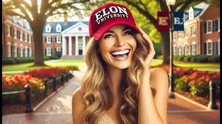 🎓 ZHATS Men's NCAA Officially Licensed Adjustable Hat University | Best Elon University Hat 🧢