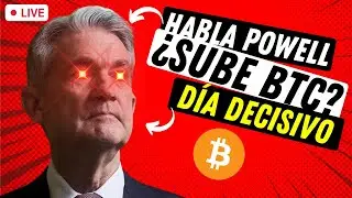 🔴 EN VIVO: &iquest;PUMP de Bitcoin gracias a Powell? ➤ &iquest;Hasta d&oacute;nde sube el Oro?