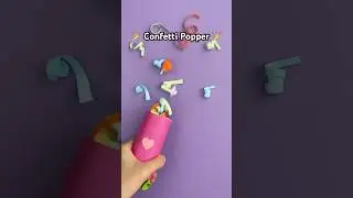 Confetti Popper 🎉 #diy #papercraft #handmade #giftideas