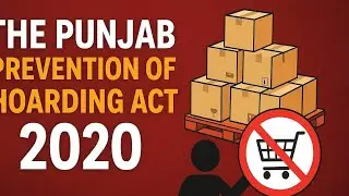 The Punjab Prevention of Hoarding Act 2020 | Join our Session | 03155409147