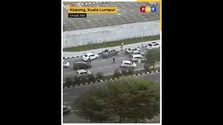 Police open fire after driver rams vehicles in attempt to escape