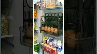 Egg storage box refrigerator side door egg box multi-layer egg lattice anti-fall kitchen egg rack
