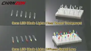 Diffused 3mm Led Diode Kit White Red Green Blue Yellow Orange 2V 3V B