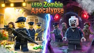 ZOMBIE ESCAPE: The Last Train to Salvation| LEGO Zombie Apocalypse| Full Episode 8