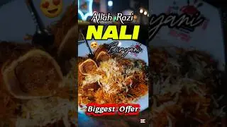 BEST BIRYANI DEAL 💸 Allah Razi Nalli Biryani New Offe! #viralshorts #Biryani #NalliBiryani #karachi