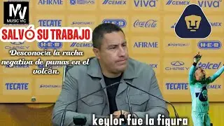 Conferencia de prensa/pumas vs tigres 1-0 Efra&iacute;n Ju&aacute;rez 