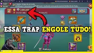 TRAP RALLY BR ENGOLINDO TUDO! Lords Mobile