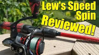 Обзор спиннинговой катушки Lew's CARBON FIRE Speed ​​Spin!