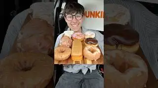DUNKIN&rsquo; DONUTS 🍩🤯 #foodie #explore #donuts #shorts #foodlover #explorepage