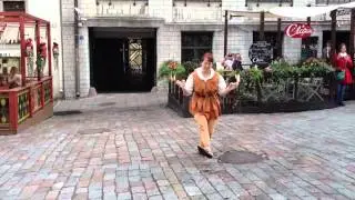 Fire show in Tallinn