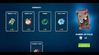 fishing clash - gift code get power ups , can use on today