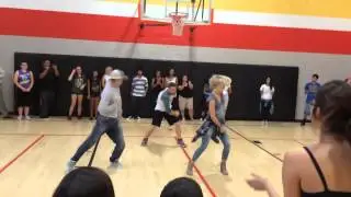 Derek & Julianne Hough at Boys & Girls Clubs with Armen Way