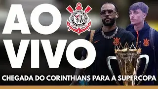 CHEGADA DO CORINTHIANS PARA A SUPERCOPA EM BRASÍLIA - FLAMENGO X CORINTHIANS AO VIVO NA SUPERCOPA