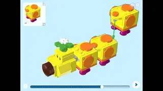 LEGO Instructions | Wiggler | LEGO Super Mario 2024 | #lego 71434 #wiggler #legowiggler #howtobuild