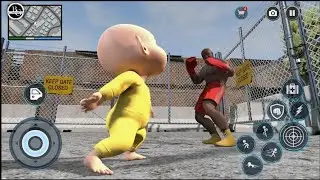 YELLOW BABY BECAME ROPE HERO