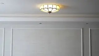 Flower Shape Glass Ceiling Lamp