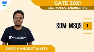 Strength of Materials: MSQs - 1 | Deep Sangeet Maity
