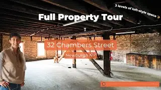 3-Level Loft-Style Space with Big Potential | Full Property Tour 32 Chambers Street, Newburgh NY ✨