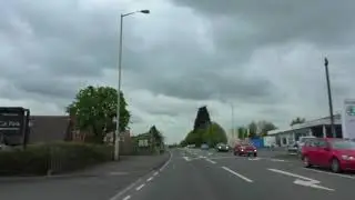 Driving On The A449 Powick To Newland, Worcestershire, England 17th April 2017