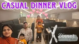 Casual dinner vlog #ujwalaslifestyle  #dinnervlog #foodreview #vlog