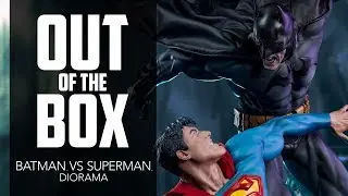 Batman VS Superman Diorama Unboxing - Sideshow