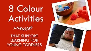 COLOUR RECOGNITION ACTIVITIES FOR YOUNG TODDLERS | 8 easy play ideas to match and practise colours