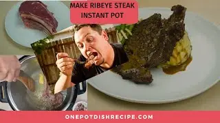 How to Cook Ribeye Steak Instant Pot - Pan-Fried - Pressure Cooker
