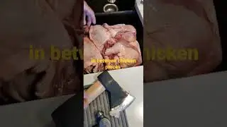 #shorts. How to break/separate frozen chicken legs without thawing #howto #frozen #meat  #tips